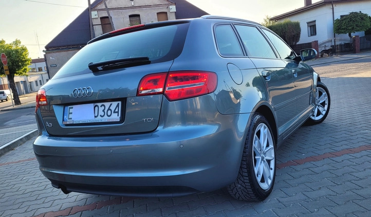 Audi A3 cena 29800 przebieg: 233500, rok produkcji 2011 z Pabianice małe 172